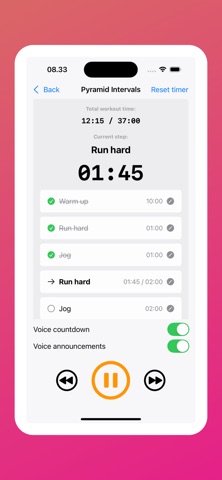 Inter: HIIT and Running Timer Screenshot 6 of 6