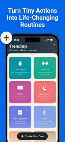 Habit Tracker - HabitsGo iPhone screenshot