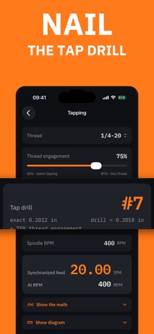 CNC Machinist Calculator App screenshot