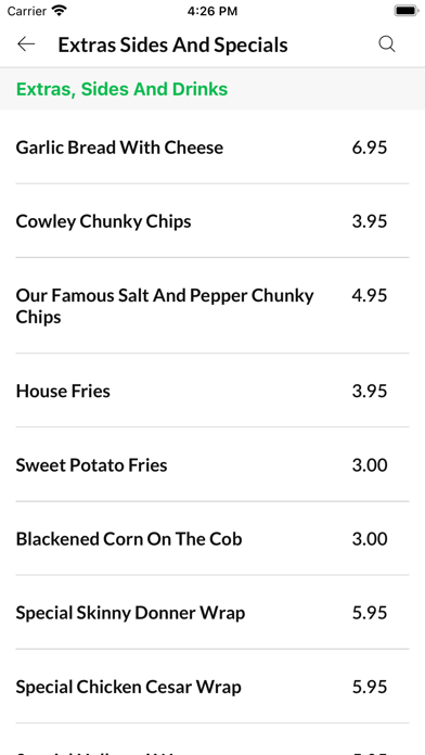Cowley Grill Screenshot