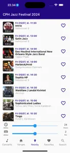 Copenhagen Jazz Festival 2024 screenshot #2 for iPhone