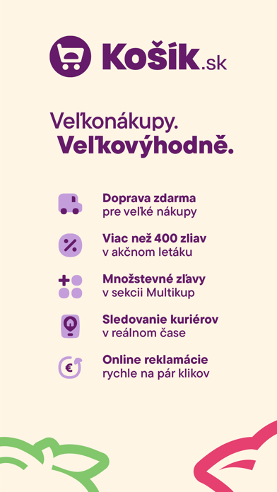 Košík.sk Screenshot
