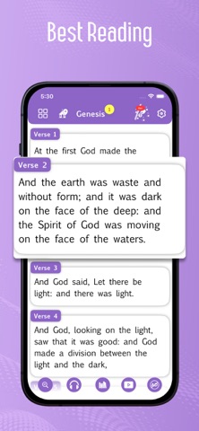Simple English Bible (SEB) iPhone screenshot