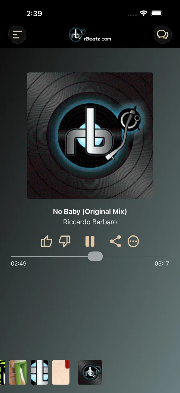 Screenshot #1 pour rBeatz Radio