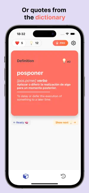 Vocube | Spanish Vocabulary screenshot 4