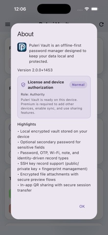 Puleri Vault Premium screenshot