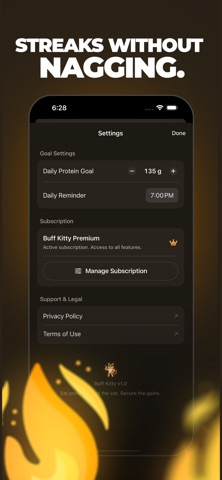 Buff Kitty Protein Tracker Screenshot 7 of 7