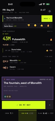 Crew: Festival Lineup Planner screenshot 3