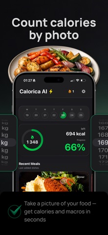 Calorica AI: Calorie Counter screenshot