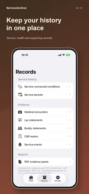 ServiceArchive screenshot 3