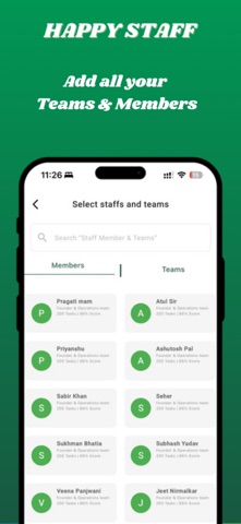 happy staff screenshot