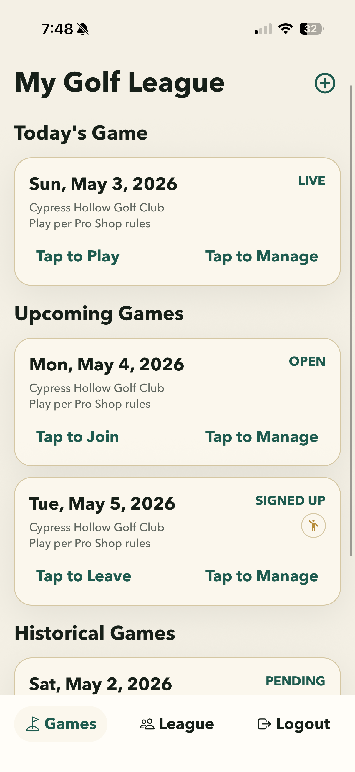 FLOG Golf screenshot 2