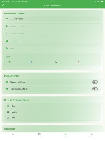 NutriasApp iPad screenshot 3