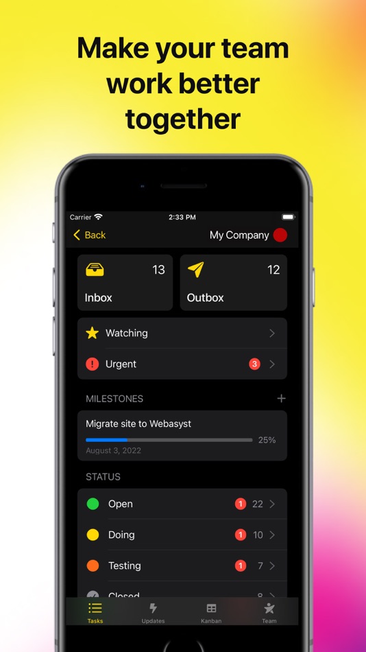 #8. Webasyst Task Tracker for Work (iOS) 由: Webasyst