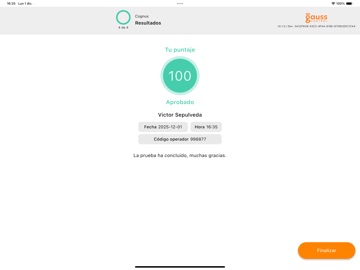 Gauss Control iPad screenshot
