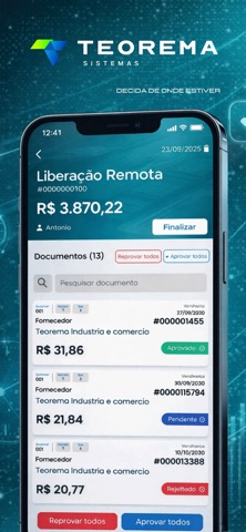 Teorema Liberação Remota screenshot
