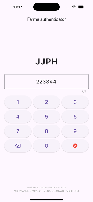 Farma Authenticator Screenshot 1 of 1