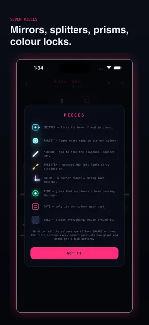 Beamfall - Light Beam Puzzle screenshot 2