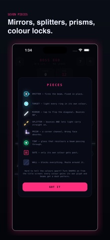 Beamfall - Light Beam Puzzle screenshot 2
