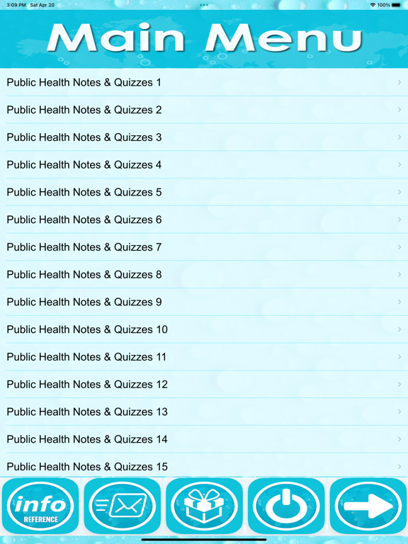 Screenshot #6 pour Public Health Exam Review App