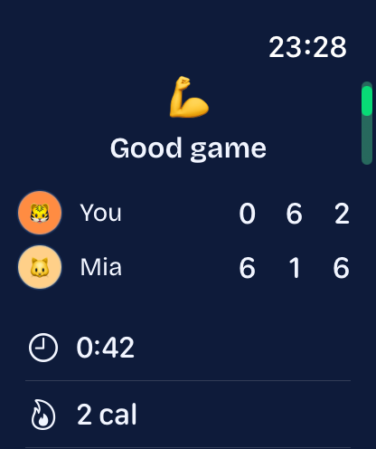 Match On! - Track tennis match