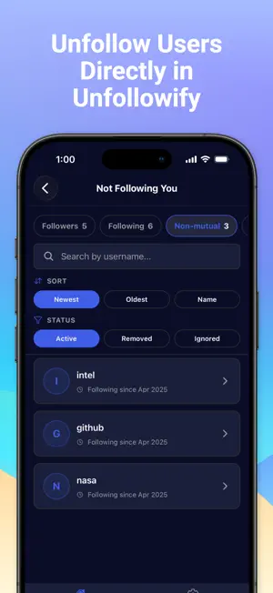Unfollowify: Track Unfollowers screenshot 4