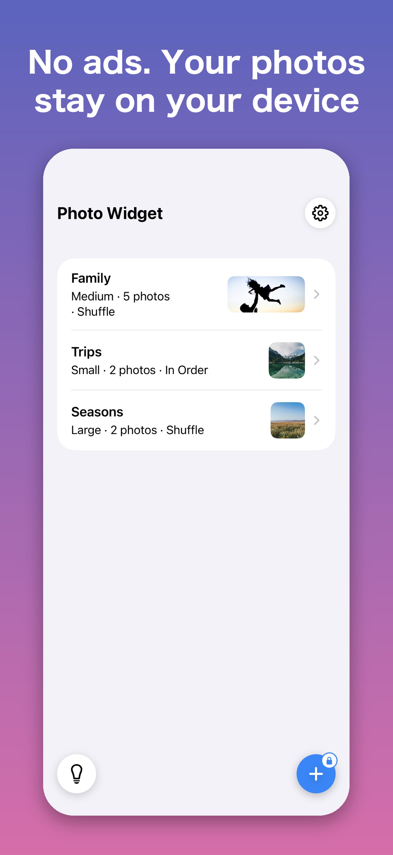 Screenshot 5 of Photo Widget: Crop & Position