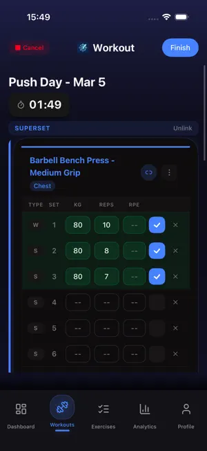 FitCompass screenshot 2