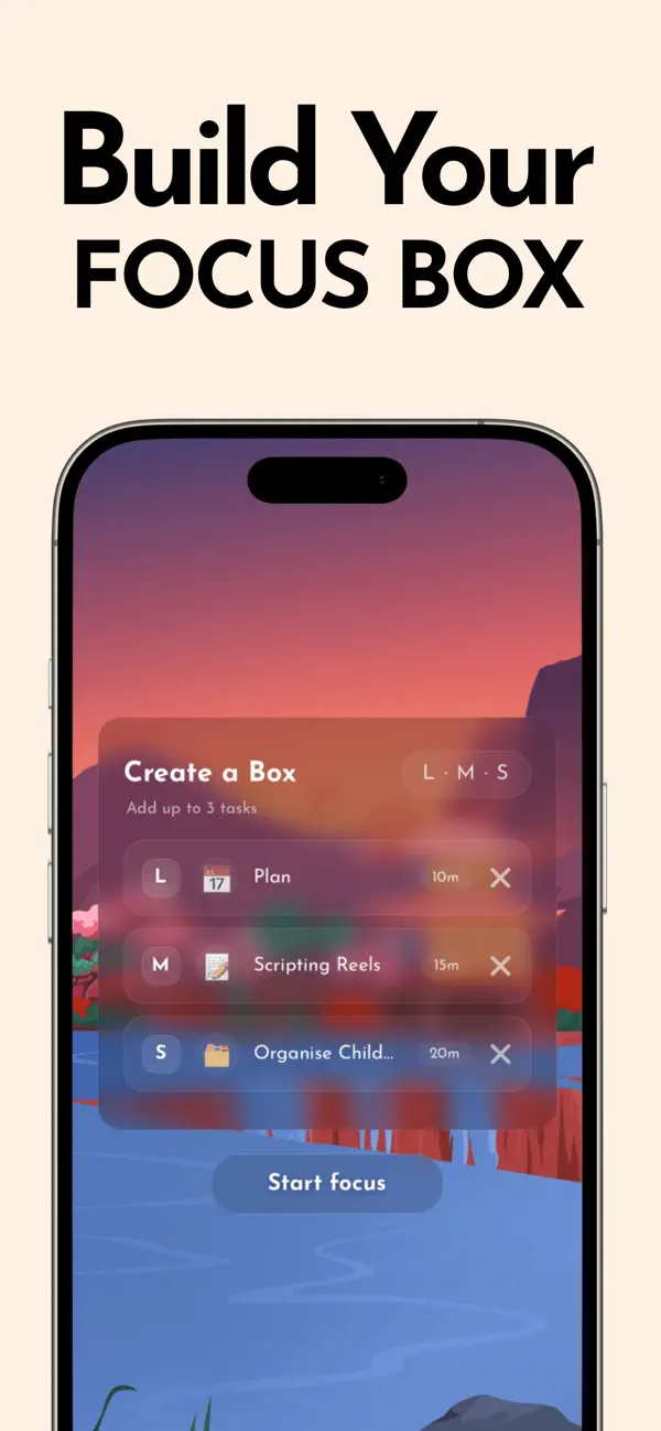 Screenshot #2 pour Bento: Calmer Timer