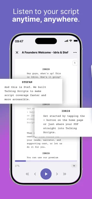 Talking Scripts screenshot 4