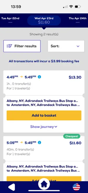 Megabus screenshot 3