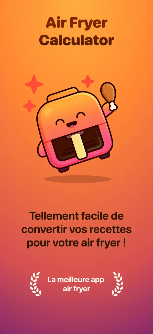 Screenshot #1 pour Air Fryer Calculator - Fryii