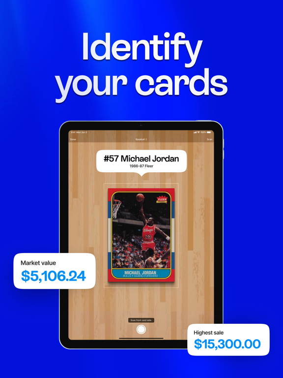 Cardstock: Sports Card Scanner iPad screenshot 5 - Sports app