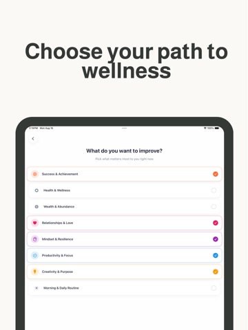 Mentor: Inspire Motivation iPad screenshot