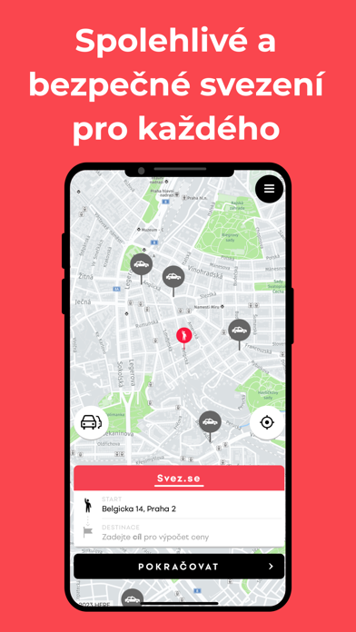 Svez.se - Objednej si taxi Screenshot