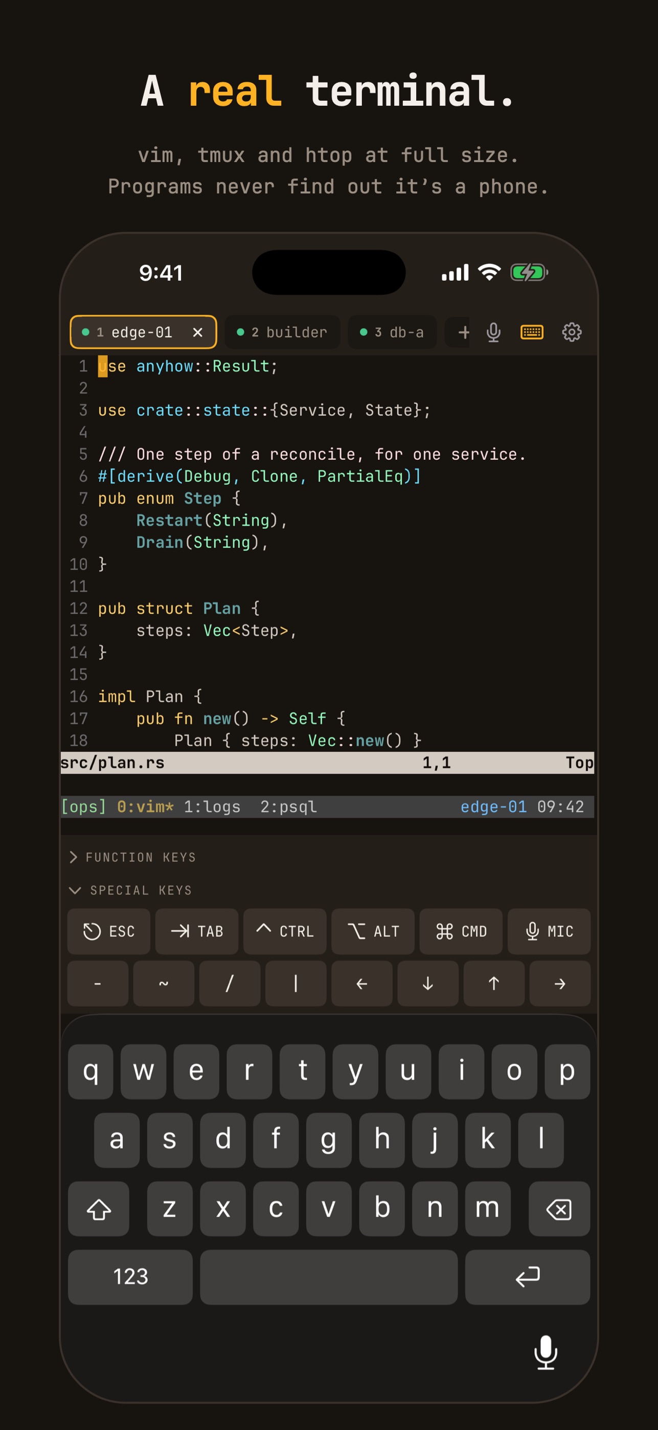 Screenshot 5 of slassh: SSH Terminal