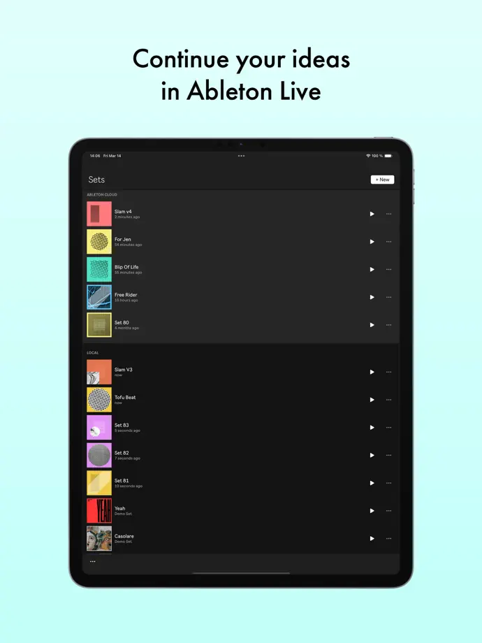 Ableton Note iPad screenshot 7