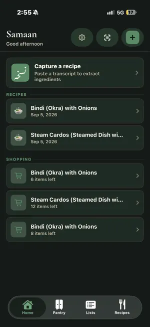 Samaan Pantry: Family Recipes screenshot 1