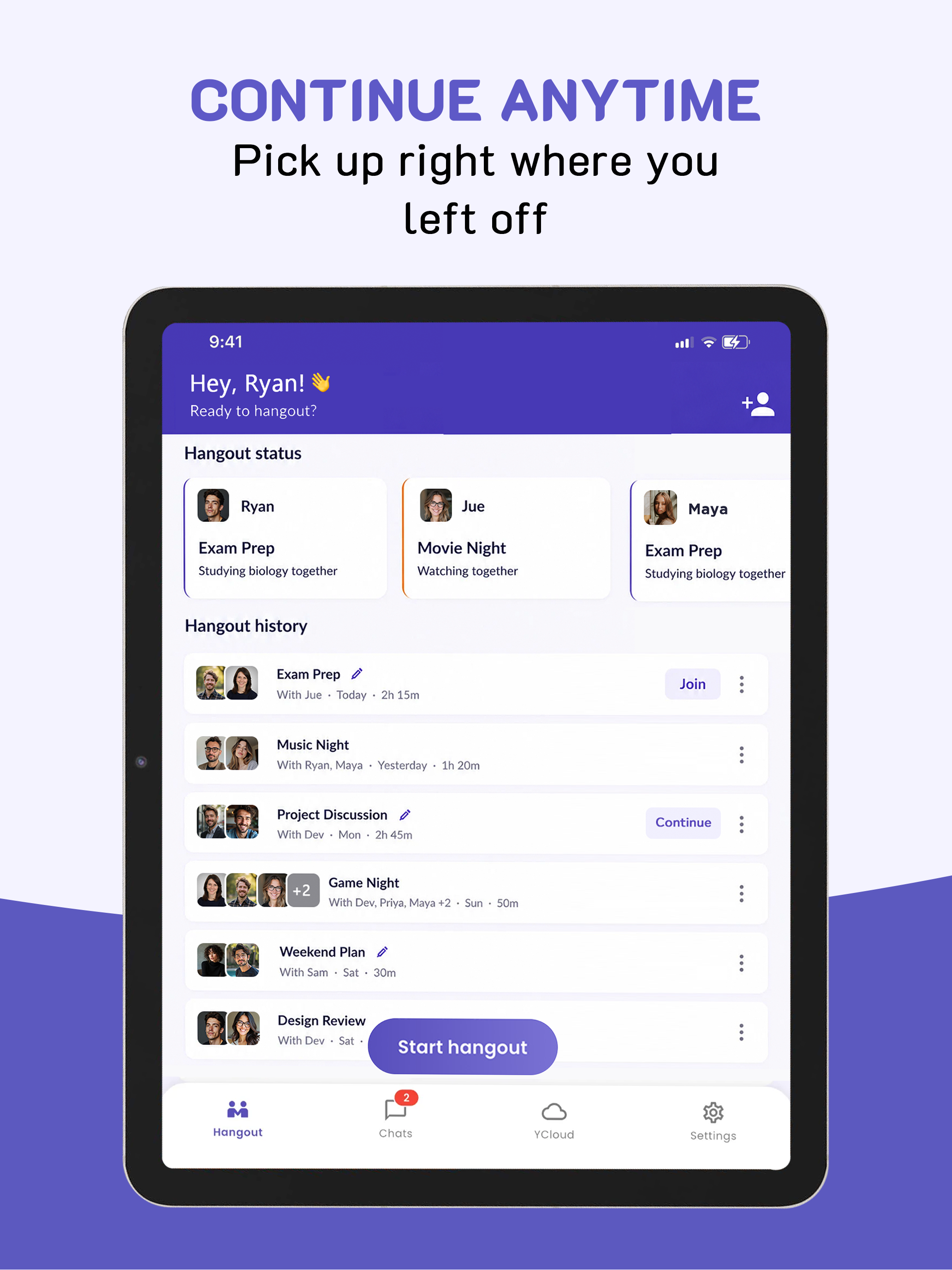 YChat: Online Hangout App screenshot 16