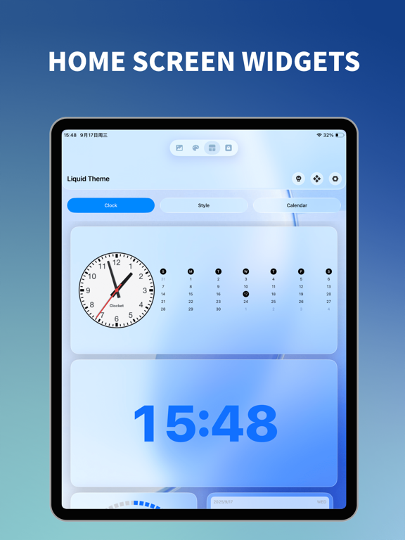 Liquid Theme - 26 Wallpapers iPad screenshot 6 - Graphics & Design app