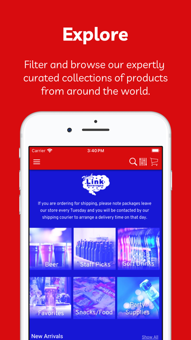 Screenshot #1 pour Link Beverages