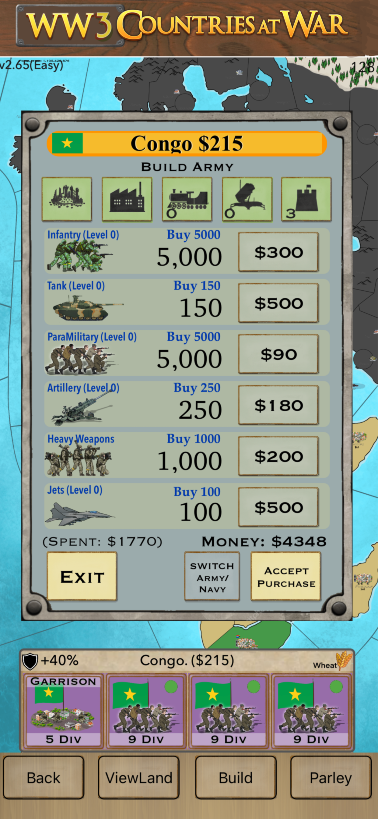 WW3 Countries at War