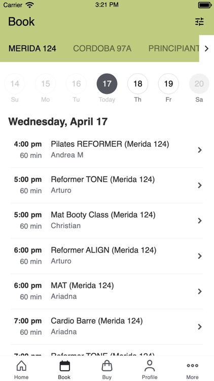 MINDBODY Pilates Studio