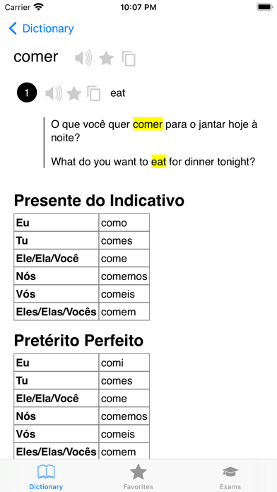 Portuguese Dictionary - words Screenshot