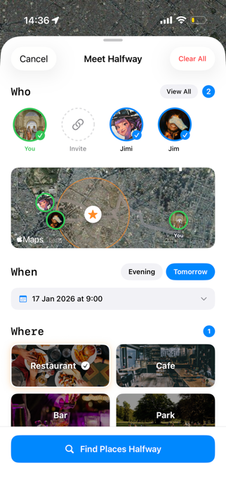 Halfway App Screenshot 3 of 10