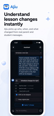 Ajiu: AI Calendar & To Do List iPhone screenshot