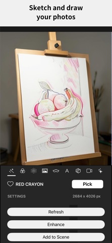 Graphite - AI Pencil Artist iPhone screenshot