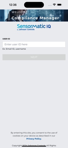 Sensormatic Compliance Manager iPhone screenshot