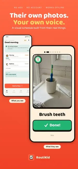Kids Routine: Visual Schedule screenshot 1