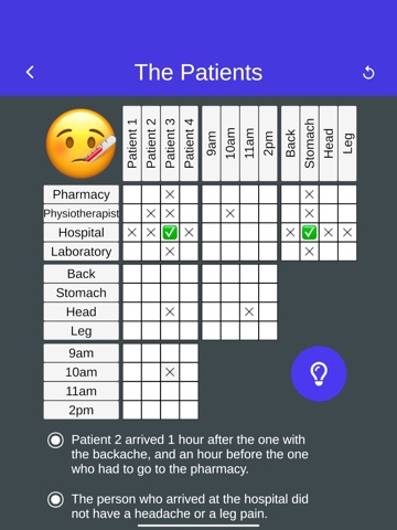 Brain Logic Puzzle iPad screenshot